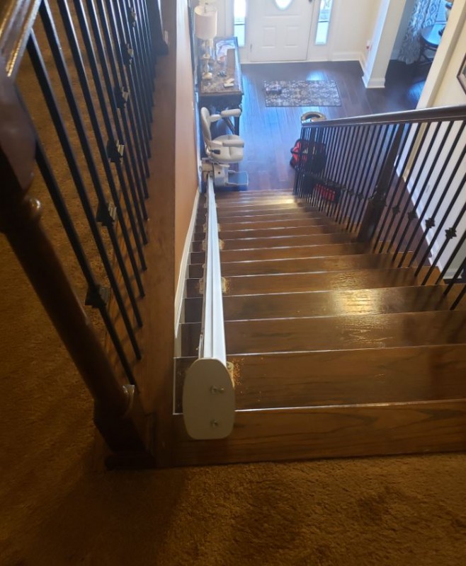 Bruno stair lift installed in Columbia South Carolina by Lifeway Mobility