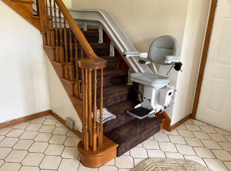 custom curved stairlift in Sarver PA installed by Lifeway Mobility