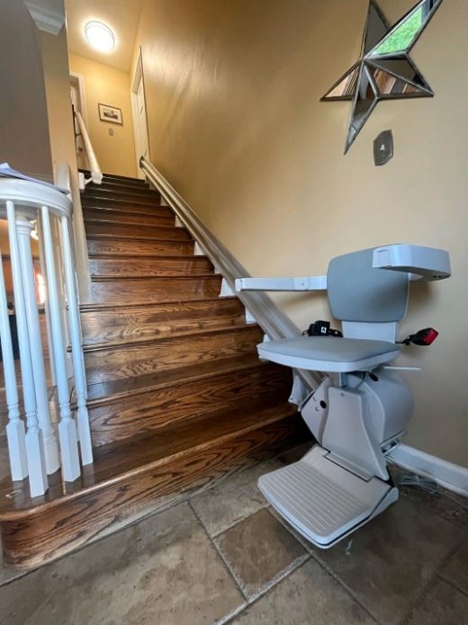 stairlift installed in Philadelphia home by Lifeway Mobility